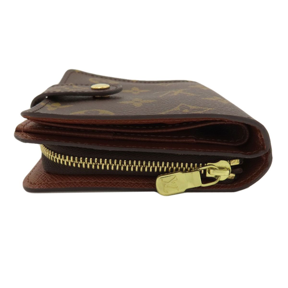 Louis Vuitton Compact Zip US Bifold Wallet Monogram Canvas — view 3