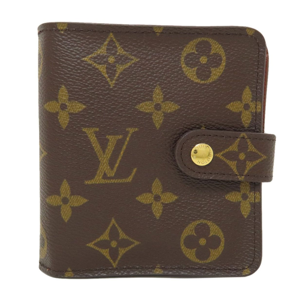 Louis Vuitton Compact Zip US Bifold Wallet Monogram Canvas