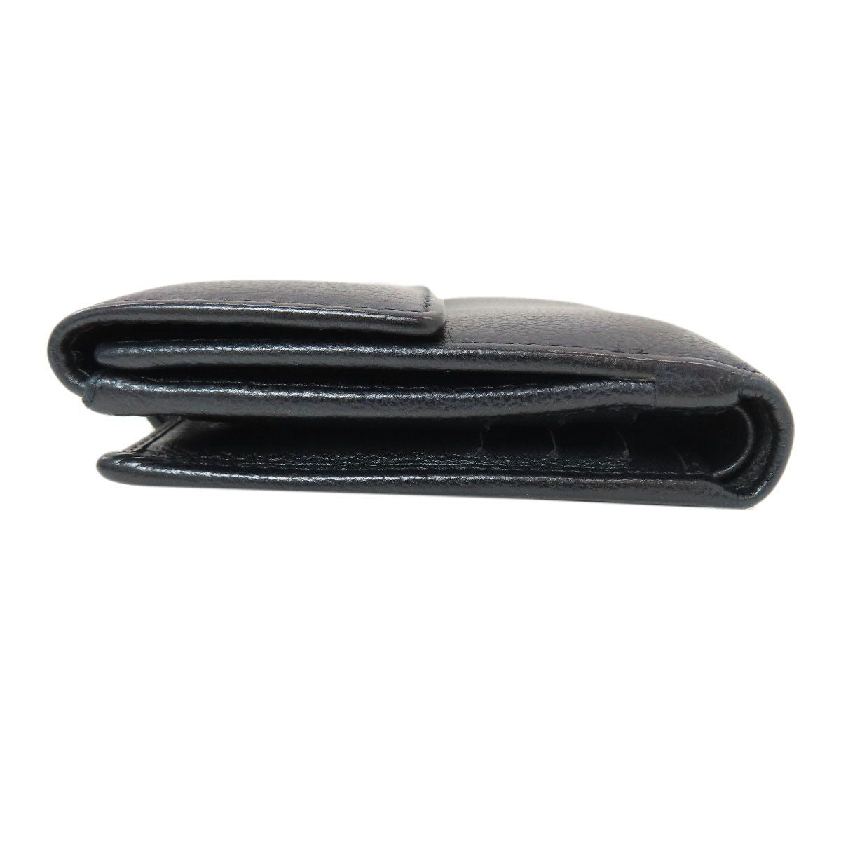 Chanel Camellia Silver Bifold Wallet Calfskin — view 3