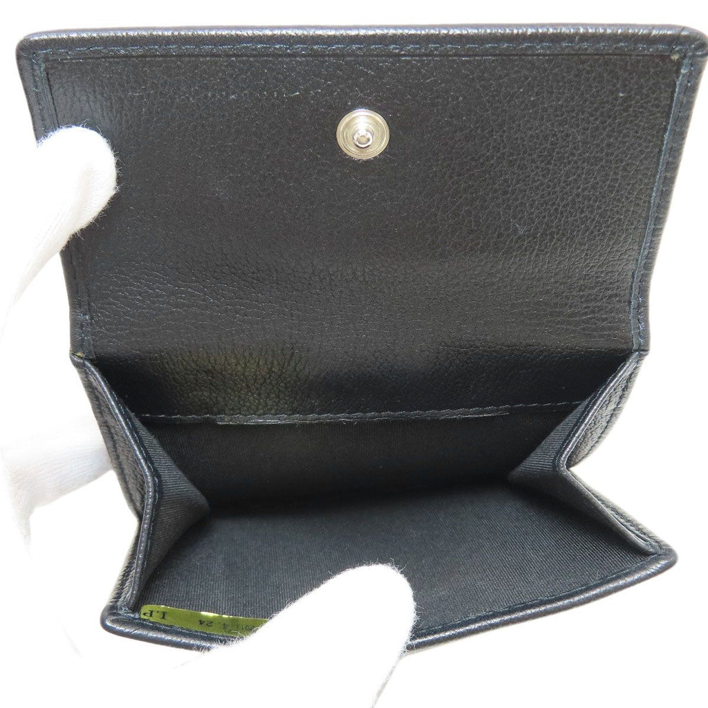 Chanel Camellia Silver Bifold Wallet Calfskin — view 6