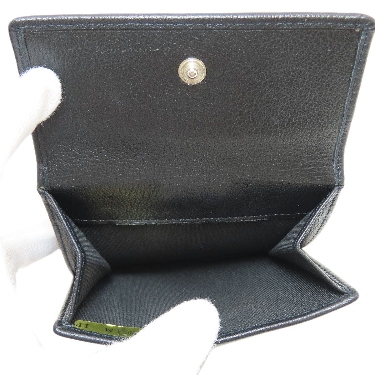 Chanel Camellia Silver Bifold Wallet Calfskin — view 6