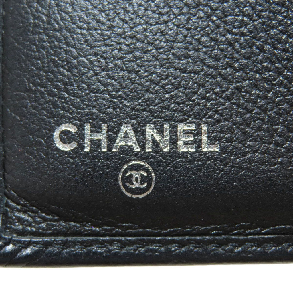 Chanel Camellia Silver Bifold Wallet Calfskin — view 7