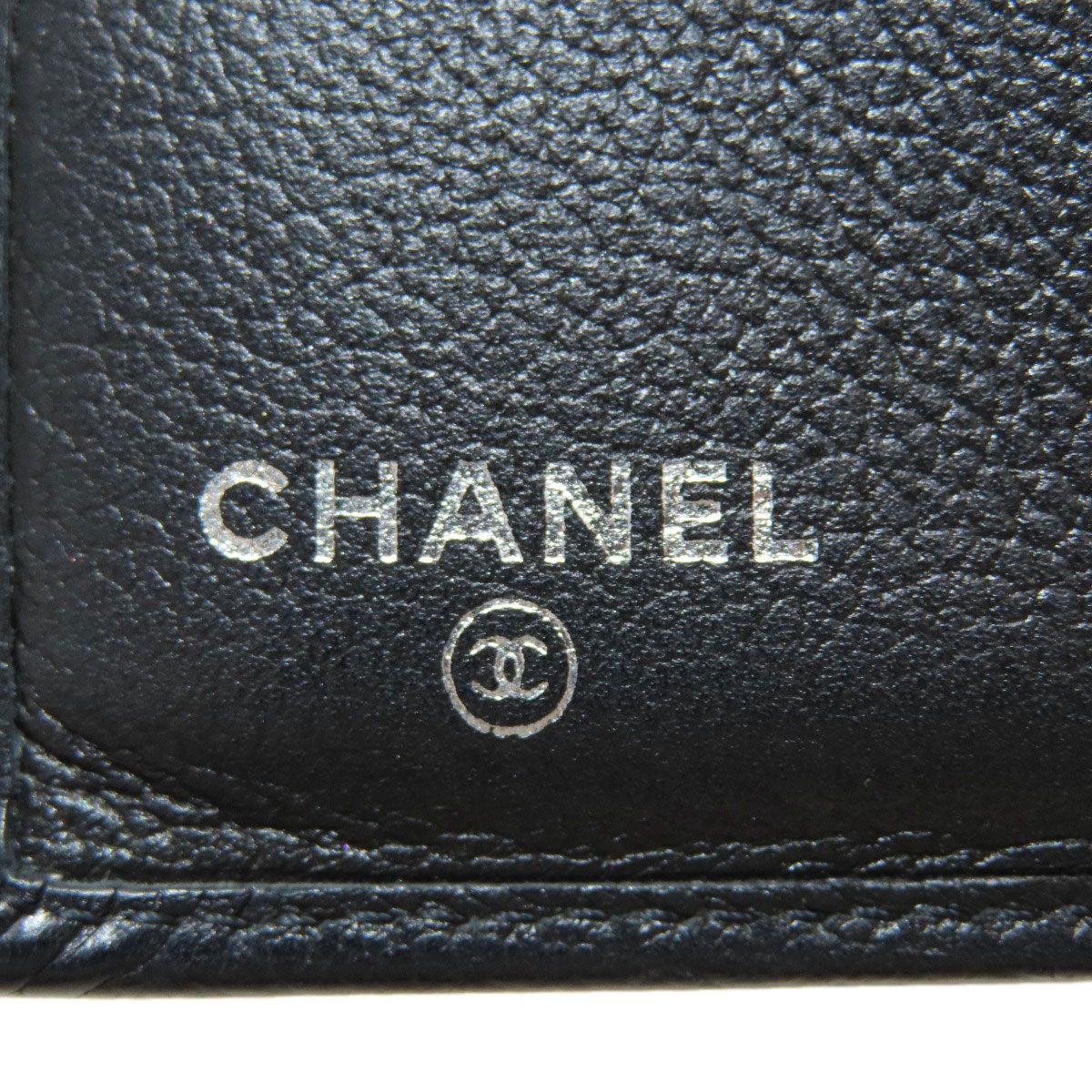 Chanel Camellia Silver Bifold Wallet Calfskin — view 7
