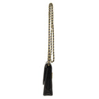 Chanel Chain Wallet CC Logo Gold Grained Calfskin Shoulder Bag — view 3