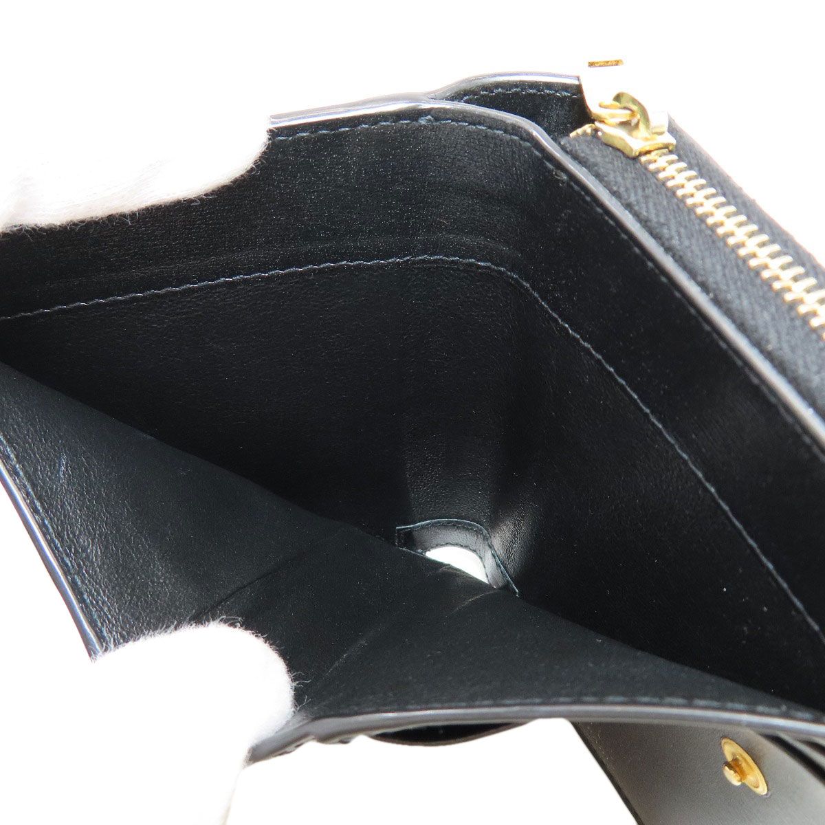 Saint Laurent Cassandra Bifold Wallet Calfskin — view 5