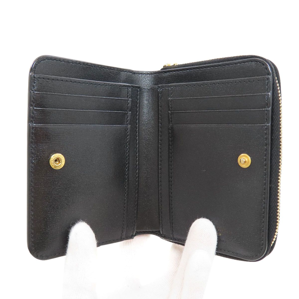Saint Laurent Cassandra Bifold Wallet Calfskin — view 4