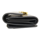 Celine Compact Wallet with Coin Purse Triomphe Trifold Calfskin — view 3