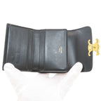 Celine Compact Wallet with Coin Purse Triomphe Trifold Calfskin — view 4