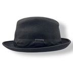 Hermes Leather Ribbon Hat Cashmere Black — view 5