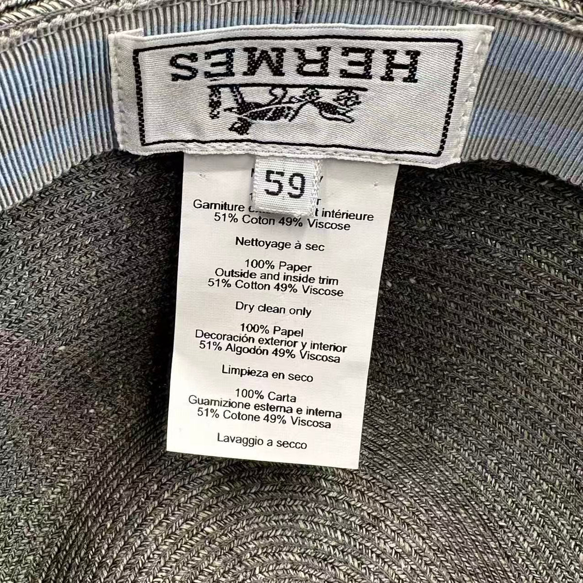 Hermes Hat Gray — view 6