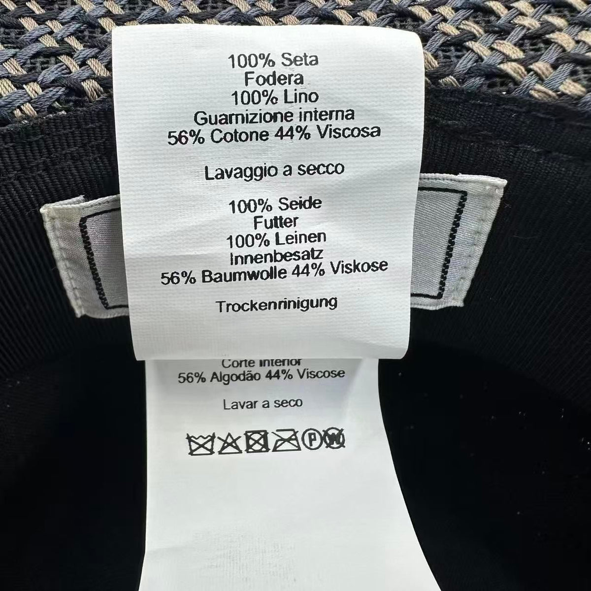 Hermes Travis Hat Silk Black — view 7