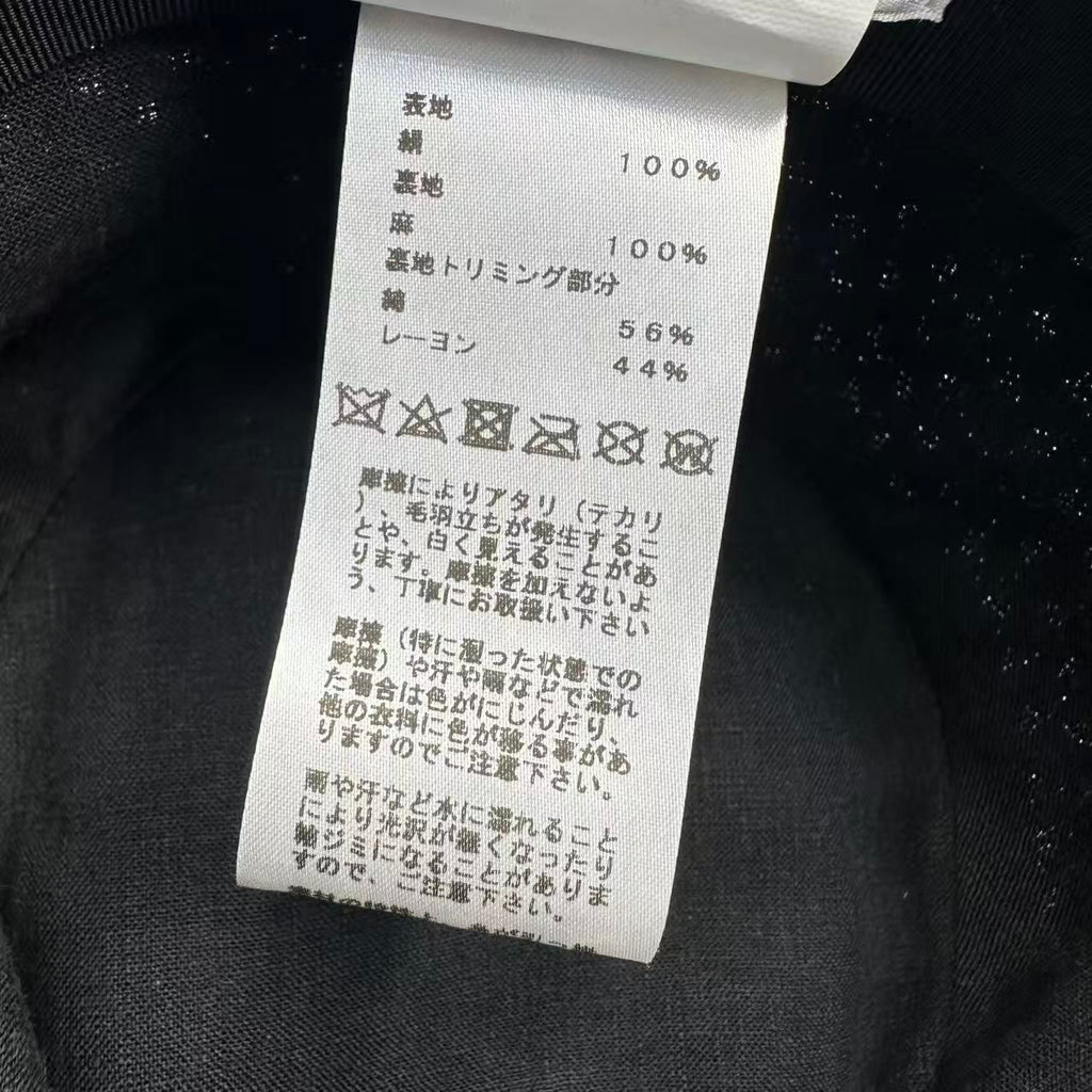 Hermes Travis Hat Silk Black — view 8