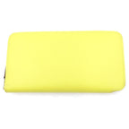 Hermes Azap Silkin Long Silk'in Long Round Zip Wallet Yellow — view 2