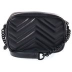 Gucci GG Marmont Mini Shoulder Bag So Black Leather — view 2