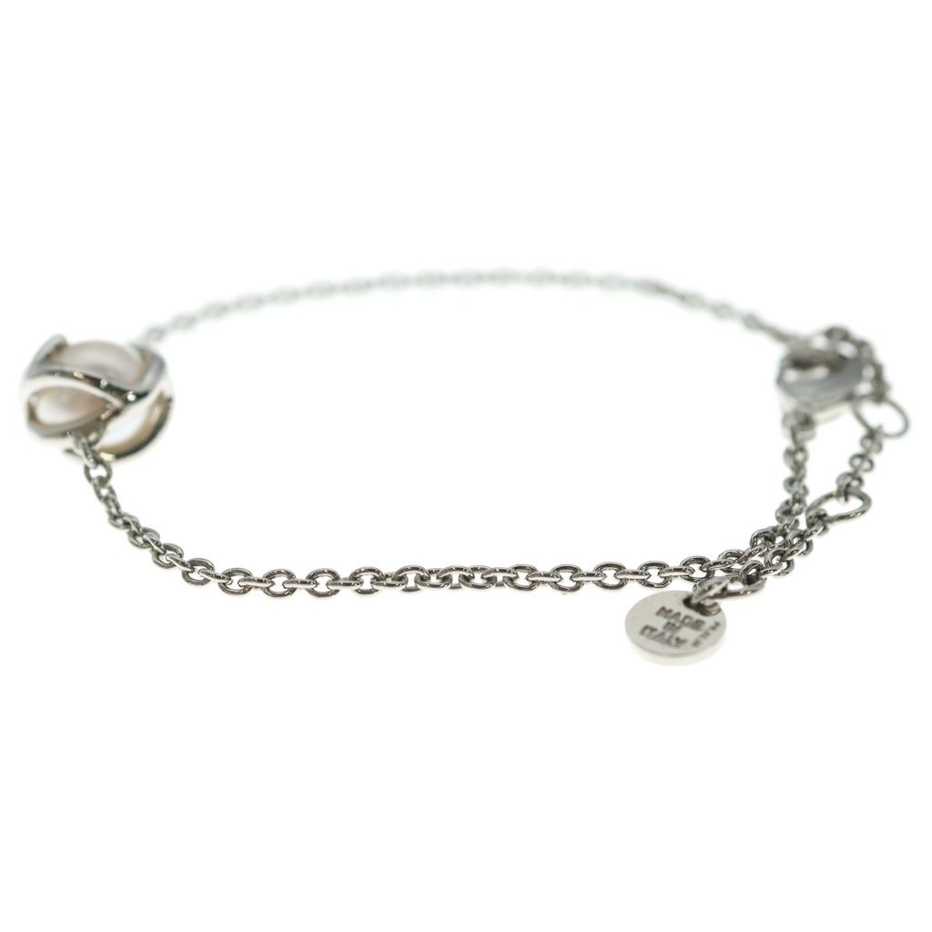 Fendi Is Bijou Pearl Bracelet Chain Silver — view 4