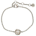 Fendi Is Bijou Pearl Bracelet Chain Silver