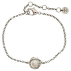 Fendi Is Bijou Pearl Bracelet Chain Silver