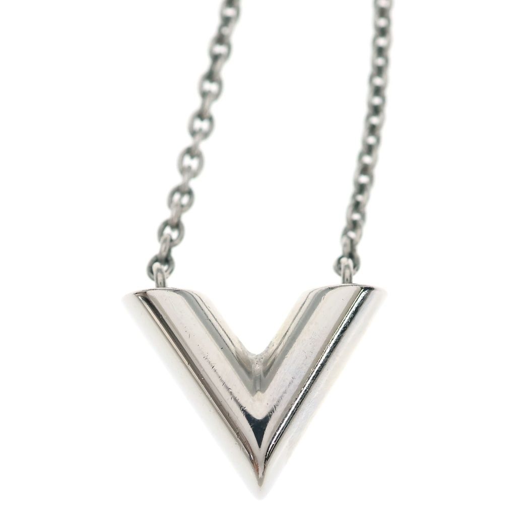 Louis Vuitton Essential V Pendant Chain Silver — view 3