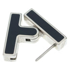 Hermes Single Earrings Black Silver — view 5