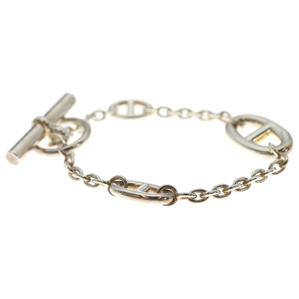 Hermes Chaine D'ancre Farandole Bracelet Chain Silver — view 4