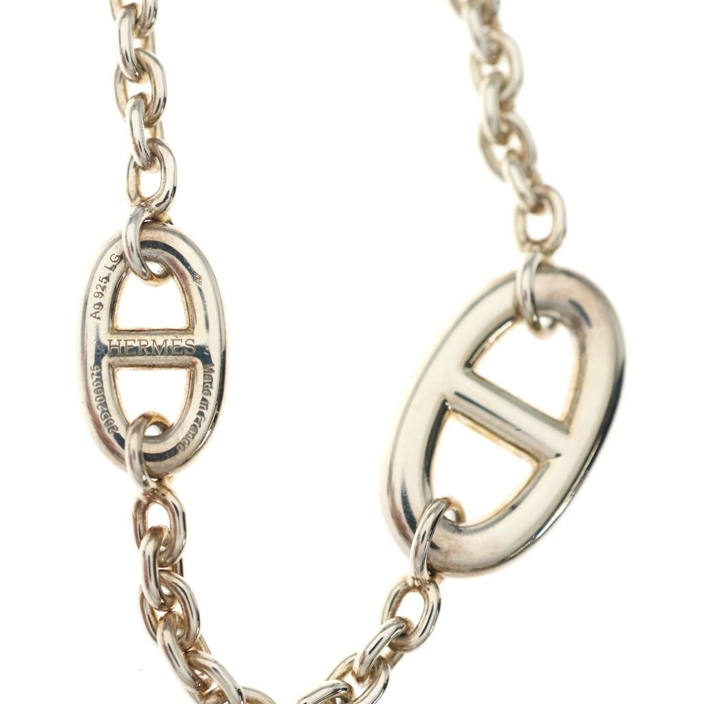 Hermes Chaine D'ancre Farandole Bracelet Chain Silver — view 5