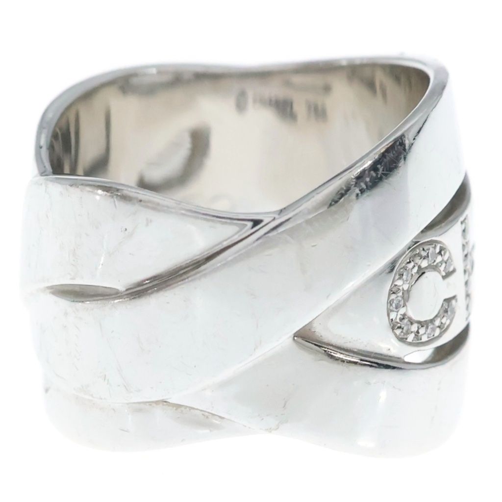 Chanel Boldic Diamond Ring White Gold — view 3