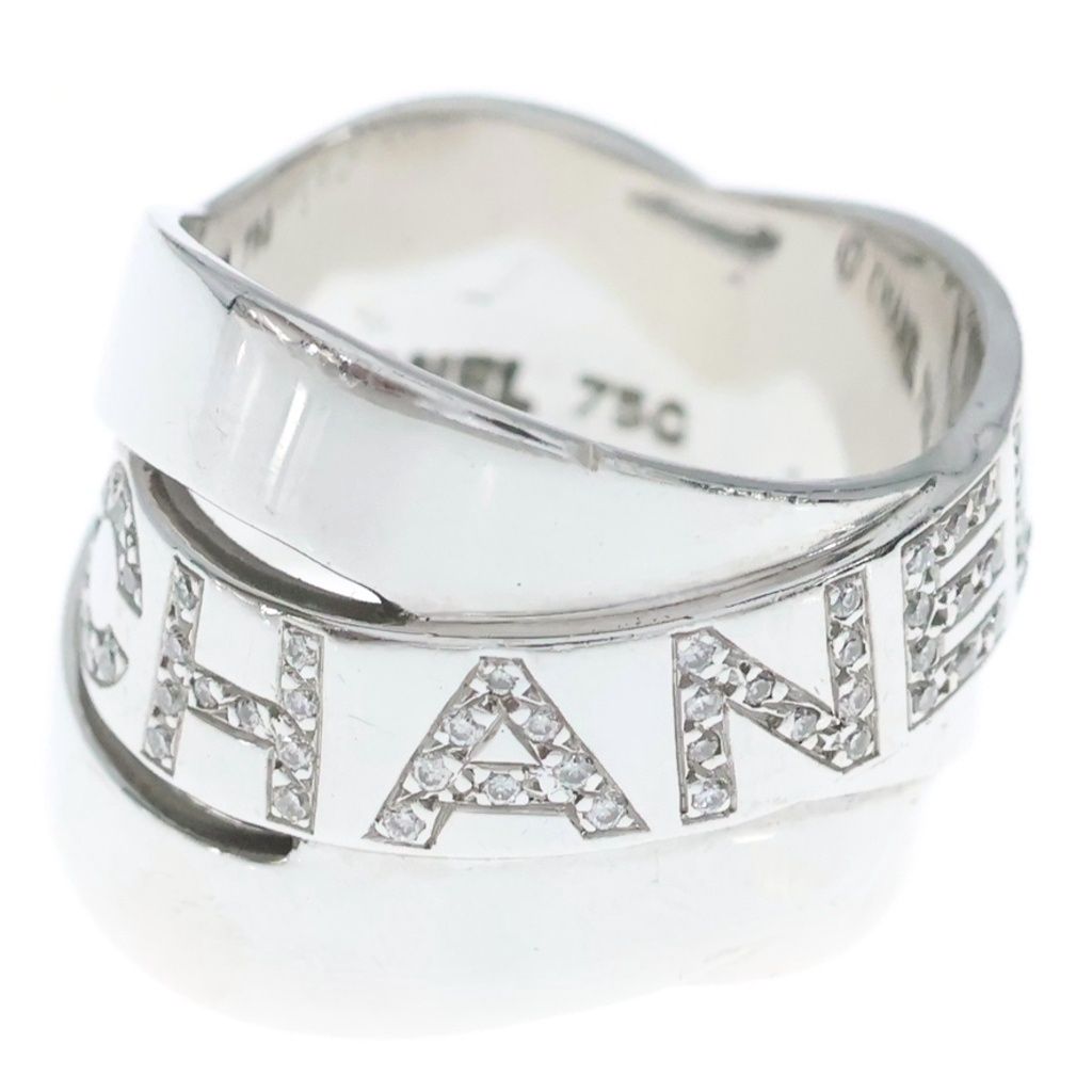 Chanel Boldic Diamond Ring White Gold