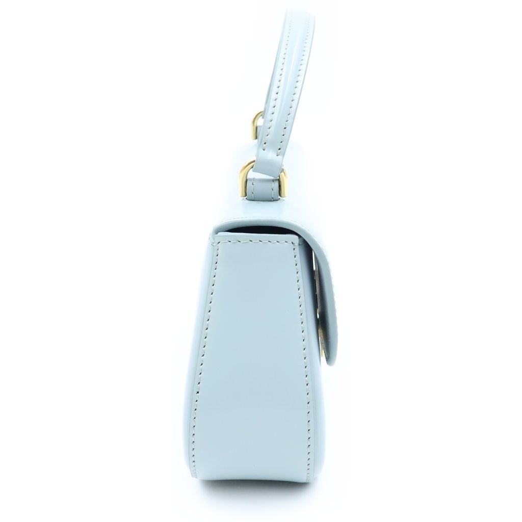 Celine Teen Laura 2-Way Shoulder Bag Light Blue Leather — view 3