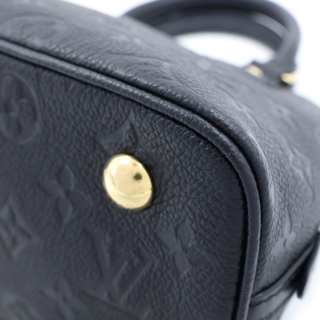 Louis Vuitton Monogram Empreinte Alma BB 2-Way Shoulder Bag Black Noir Leather — view 5