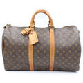 Louis Vuitton Keepall 50 Boston Bag Monogram Leather