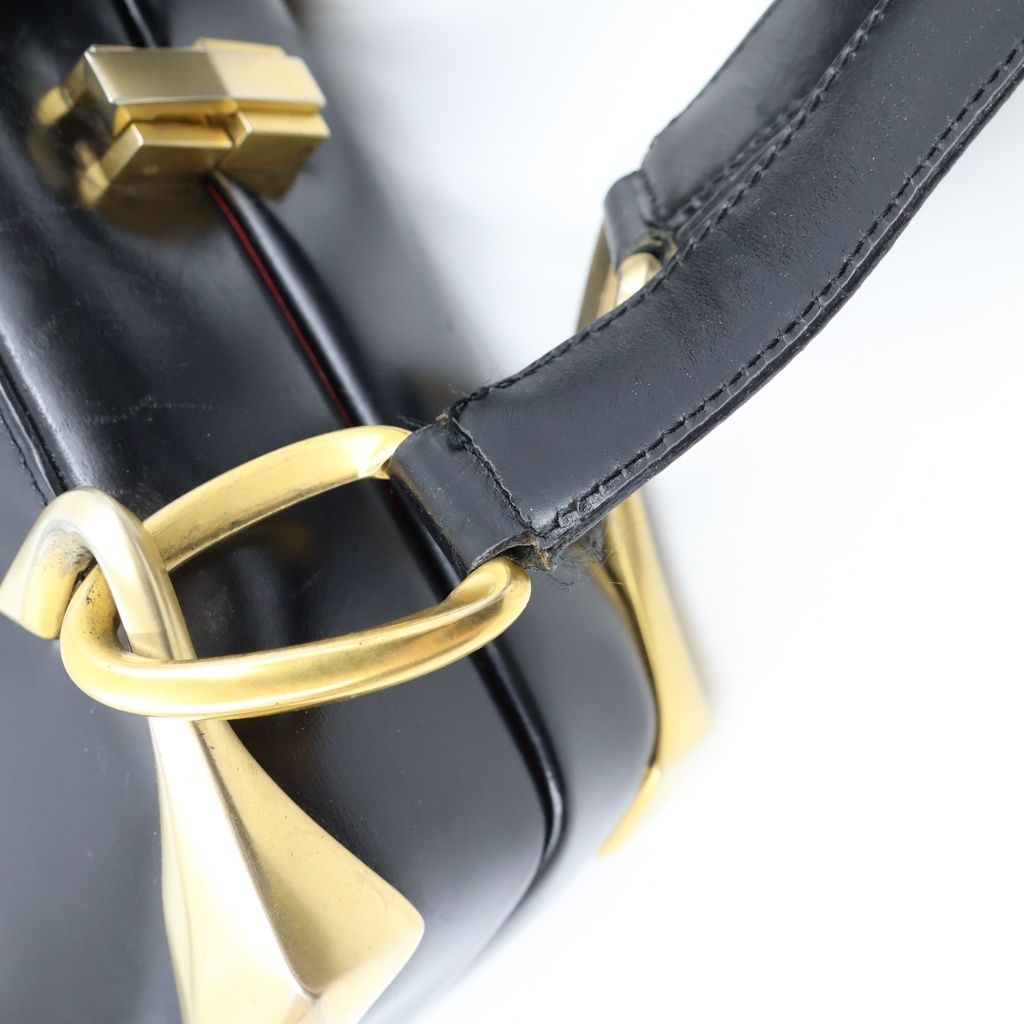 Celine Bag Black Gold Leather — view 7