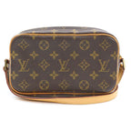 Louis Vuitton Pochette Cite Monogram Shoulder Bag Leather Brown — view 2