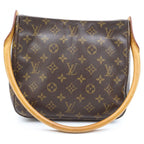 Louis Vuitton Looping MM Bag Leather Brown — view 2