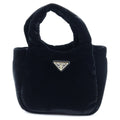 Prada Patted Velvet Mini 2-Way Shoulder Bag Black