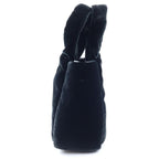 Prada Patted Velvet Mini 2-Way Shoulder Bag Black — view 3