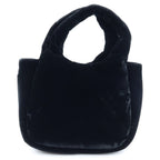 Prada Patted Velvet Mini 2-Way Shoulder Bag Black — view 2