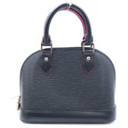 Louis Vuitton Epi Alma BB Handbag 2-Way Shoulder Leather Black Pink — view 2