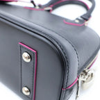 Louis Vuitton Epi Alma BB Handbag 2-Way Shoulder Leather Black Pink — view 5
