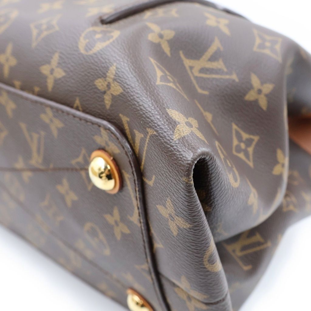 Louis Vuitton Monogram Olympe Camel Handbag Brown Leather Gold — view 5