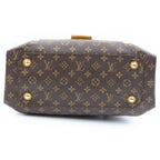 Louis Vuitton Monogram Olympe Camel Handbag Brown Leather Gold — view 4