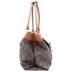 Louis Vuitton Monogram Olympe Camel Handbag Brown Leather Gold — view 3