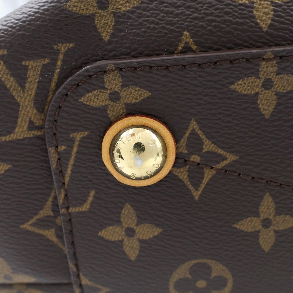 Louis Vuitton Monogram Olympe Camel Handbag Brown Leather Gold — view 6