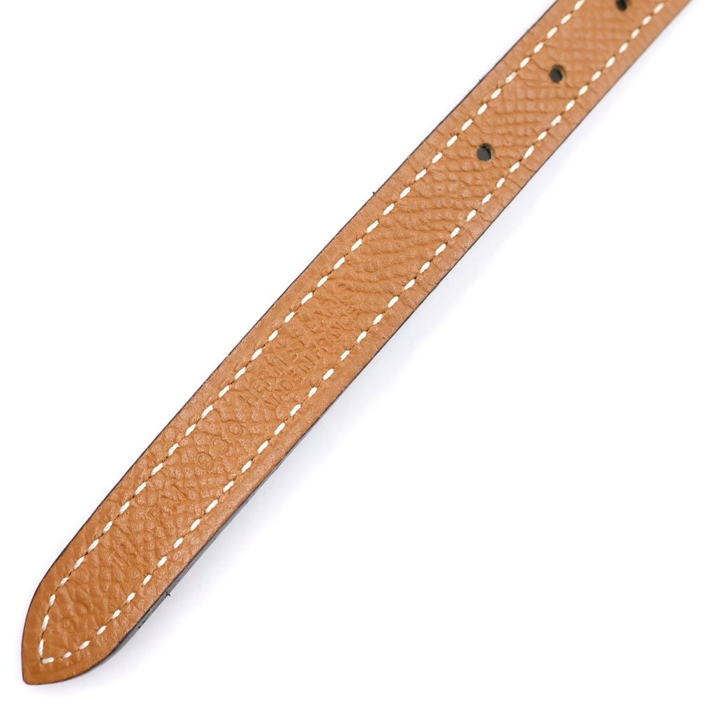 Hermes Mini Constance H Belt Veau Epsom Gold Black — view 4