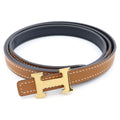Hermes Mini Constance H Belt Veau Epsom Gold Black