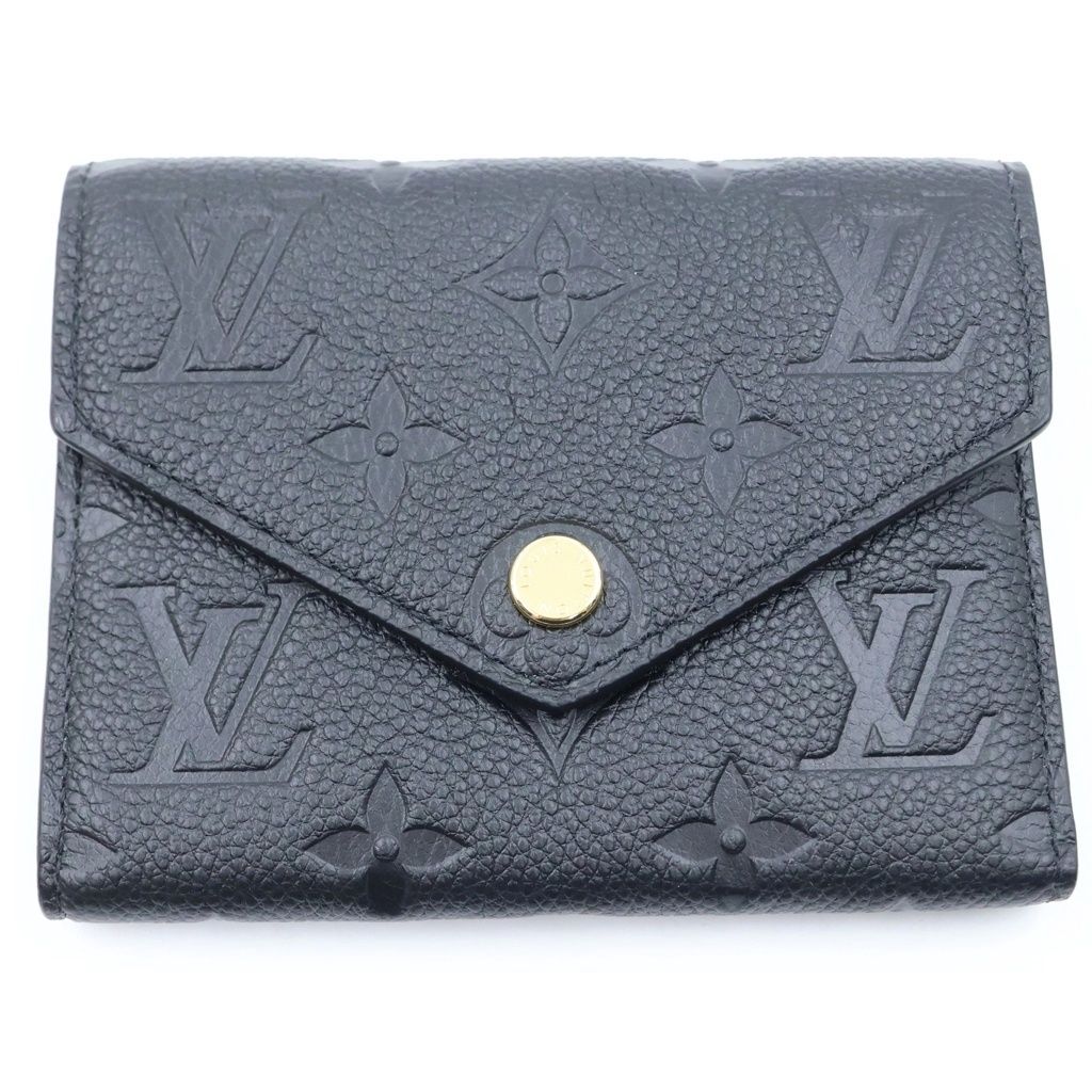 Louis Vuitton Portefeuille Victorine Compact Wallet Trifold Monogram Empreinte