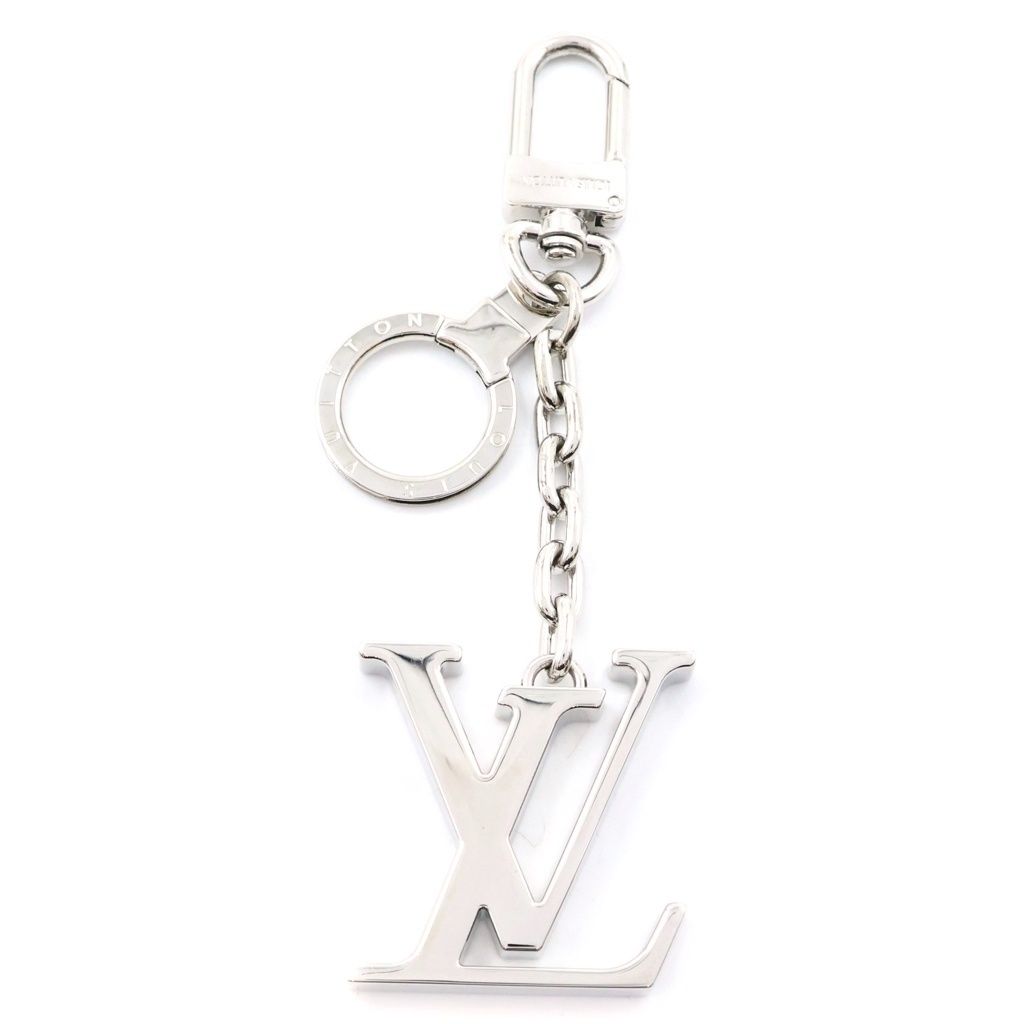 Louis Vuitton Porte Cles LV Key Ring Key Holder Silver