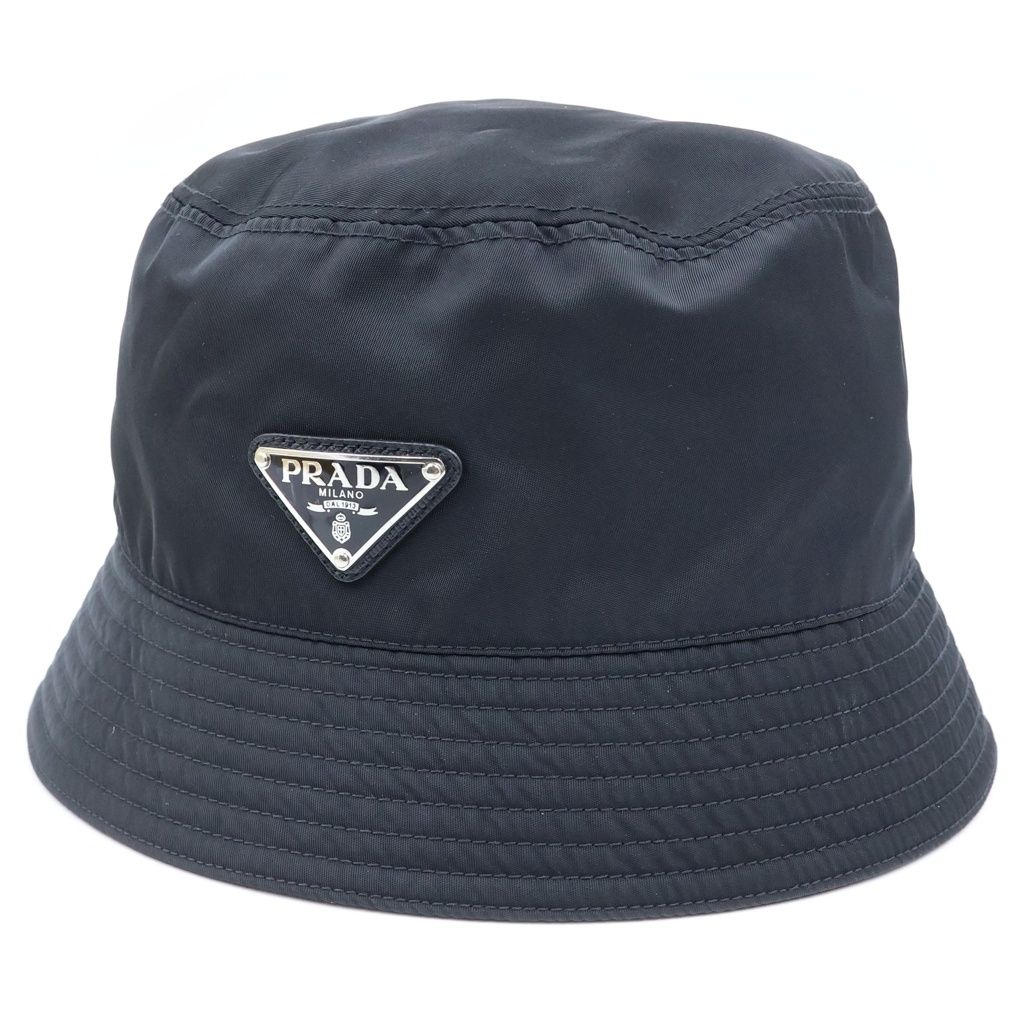 Prada Re-Nylon Bucket Hat Black — view 2
