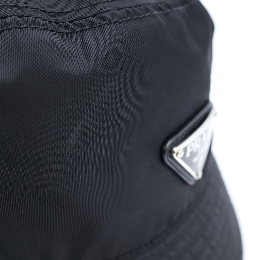Prada Re-Nylon Bucket Hat Black — view 5