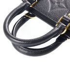 Louis Vuitton Monogram Empreinte Petite Sac Plat Leather 2-Way Bag Gold Black — view 6