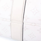 Louis Vuitton Taigarama Weekend Tote NM Leather Shoulder Bag White — view 7